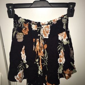 High Waisted Flowy Floral Fashion Nova Shorts